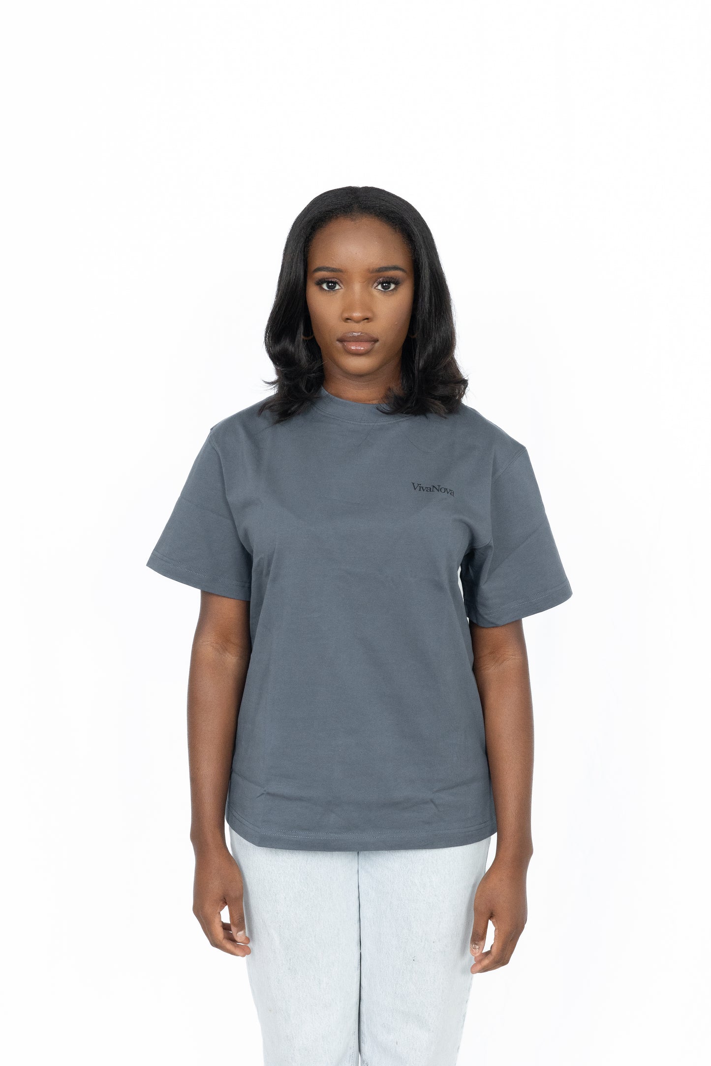 VIVANOVA CLASSIC LOGO TEE – DARK TEAL