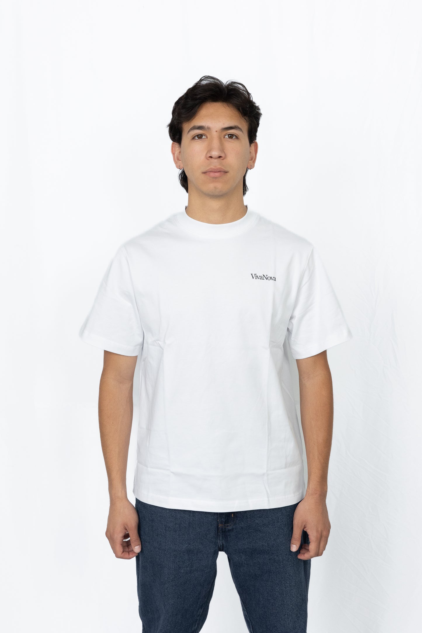 VIVANOVA CLASSIC LOGO TEE – WHITE